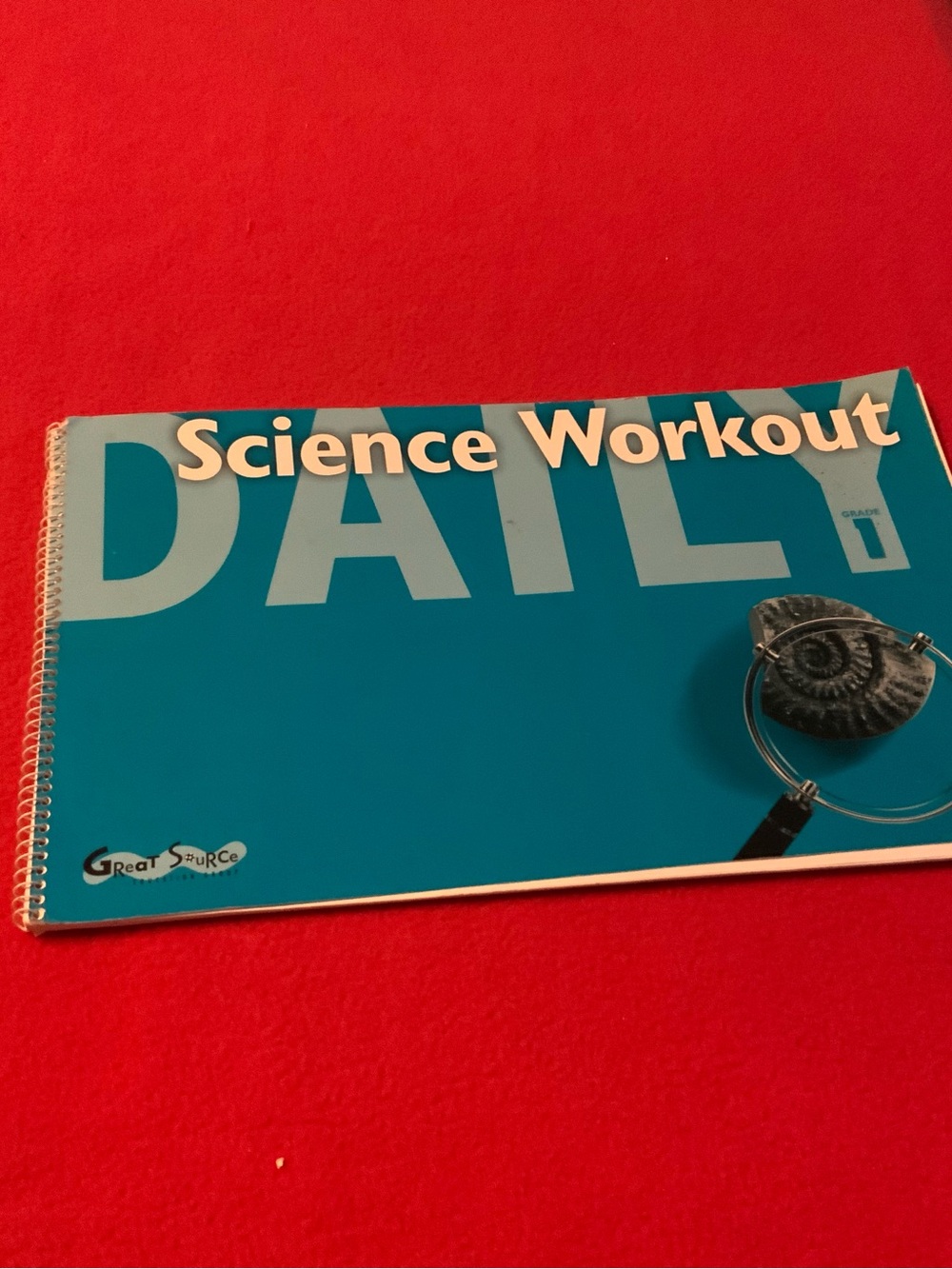 Great Source Daily Science Workout Grade 1 Science Workbook Spiral-Bound
